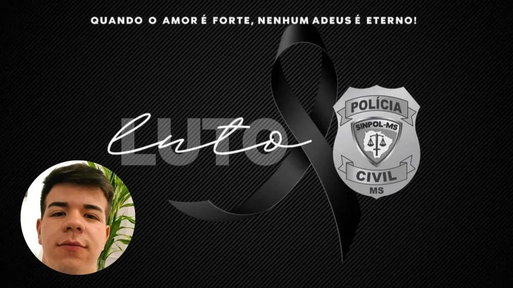 Sinpol-MS lamenta morte de filho de policial civil em acidente na Gunter Hans