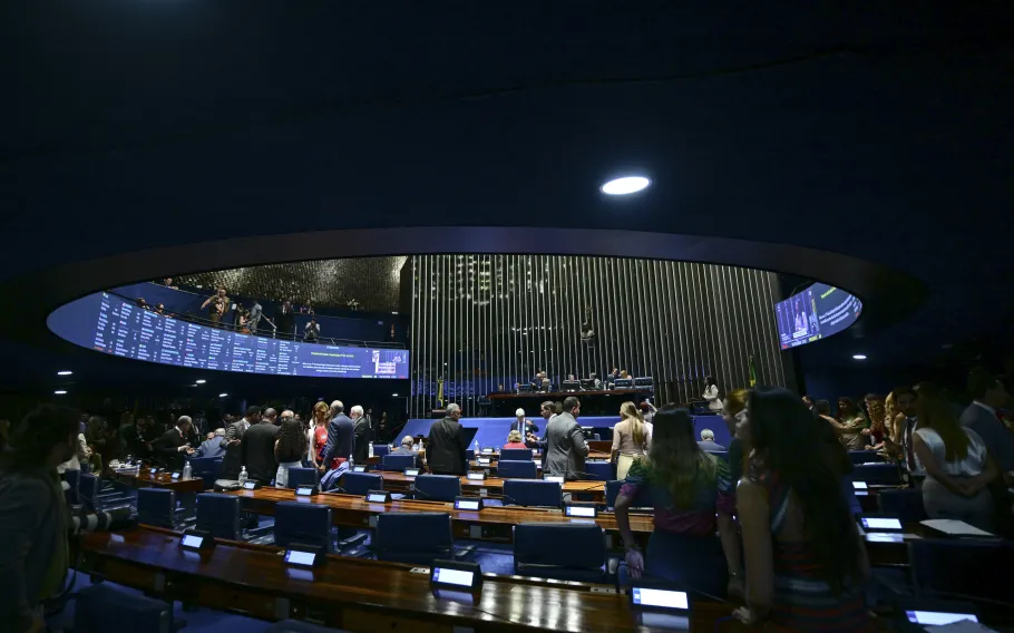 Plenário do Senado Federal durante sessão de análise da PEC do Fim da Escala 6x1 | Foto: Ton Molina/Agência Senado